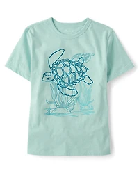 Boys Turtle Graphic Tee