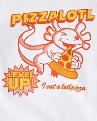 Boys Pizzalotl Graphic Tee