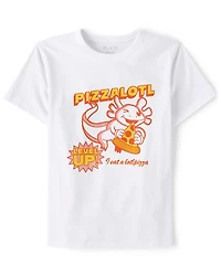 Boys Pizzalotl Graphic Tee