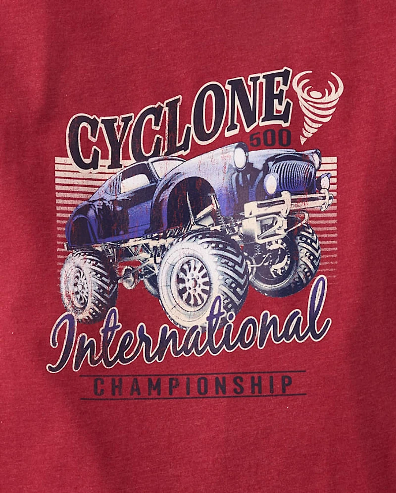 Boys Cyclone Truck Graphic Tee