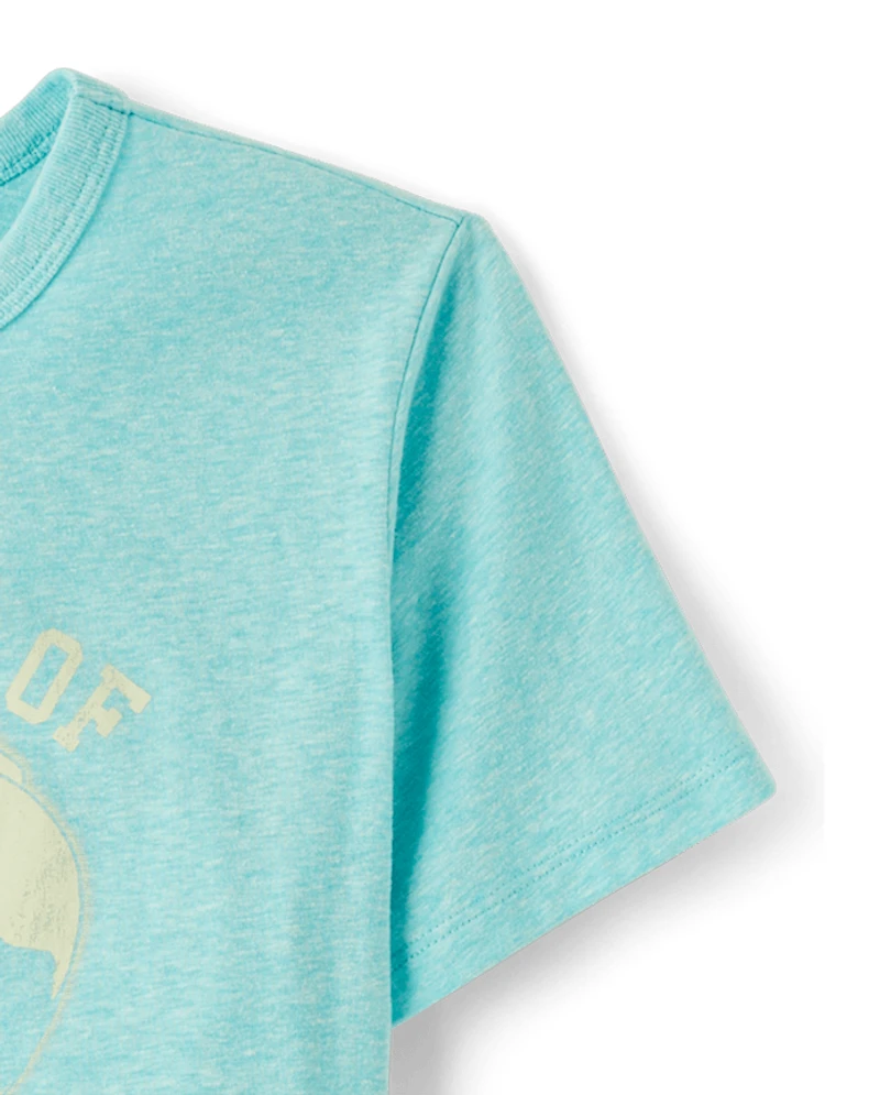 Boys Marled Property Of Gamer Dept. Graphic Tee