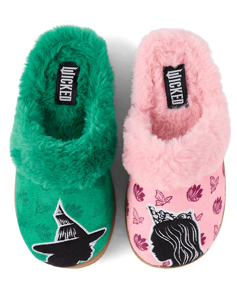 Girls Wicked™ Elphaba Glinda Slippers
