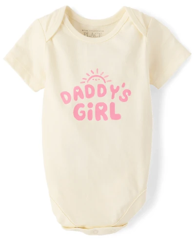 Body imprimé « Fille à papa » pour bébé fille