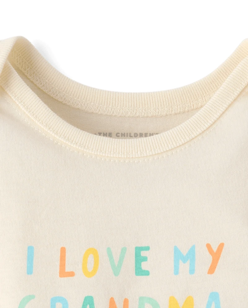 Baby Love Grandma Graphic Bodysuit