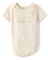 Baby Love Grandma Graphic Bodysuit