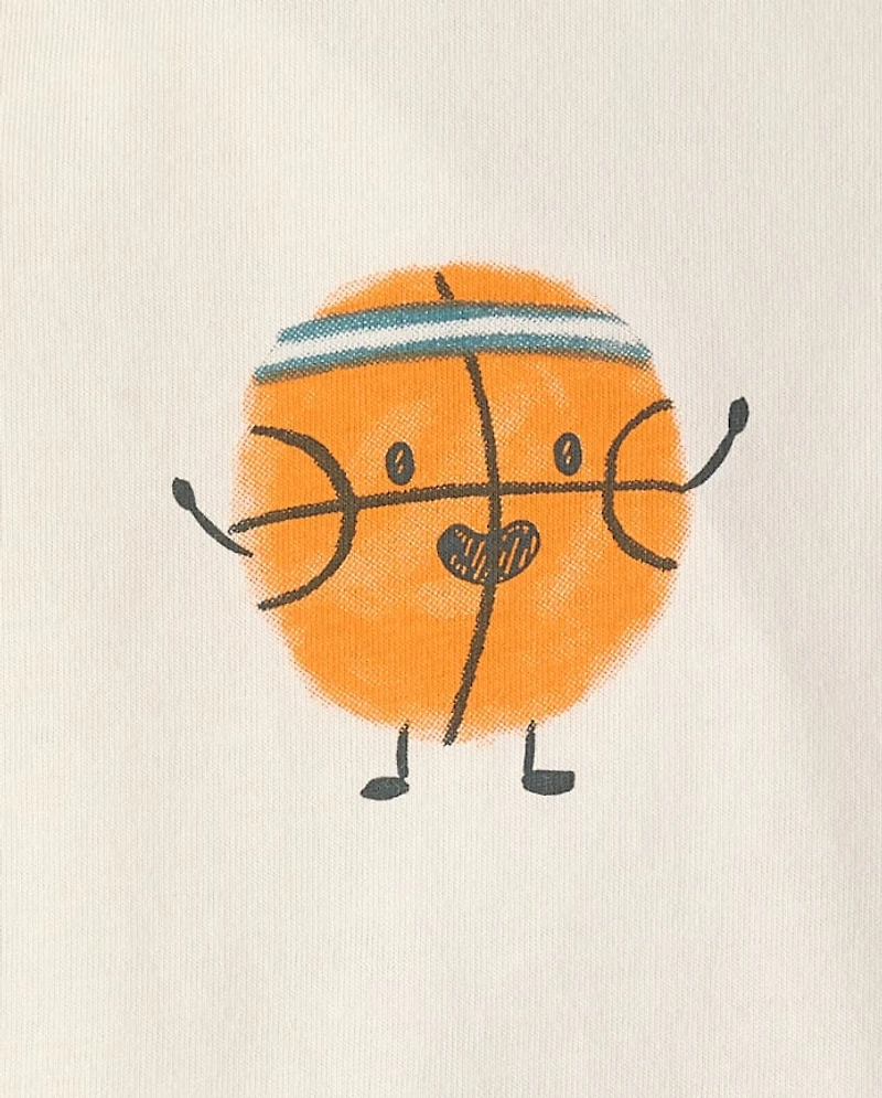 Baby Basketball Graphic Bodysuit