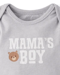Body imprimé « Fils à maman » pour bébé garçon