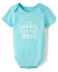 Body graphique pour bébé garçon « Petit gars de papa »