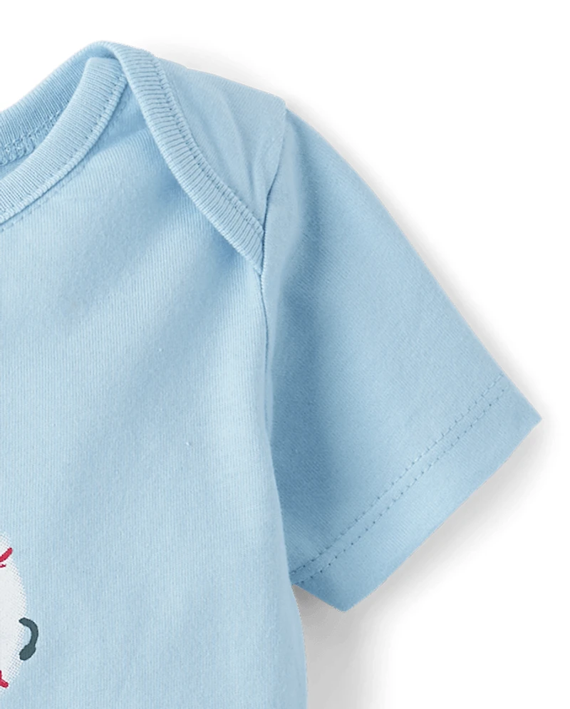 Baby Baseball Graphic Bodysuit