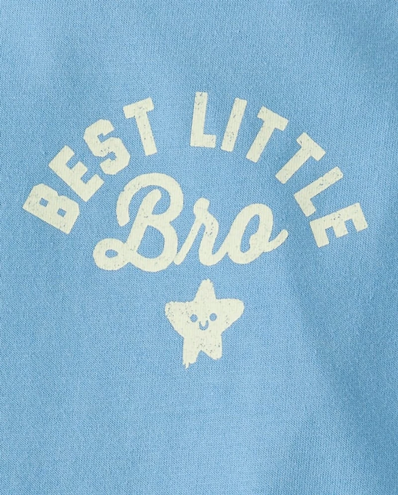 Baby Boys Best Little Bro Graphic Bodysuit