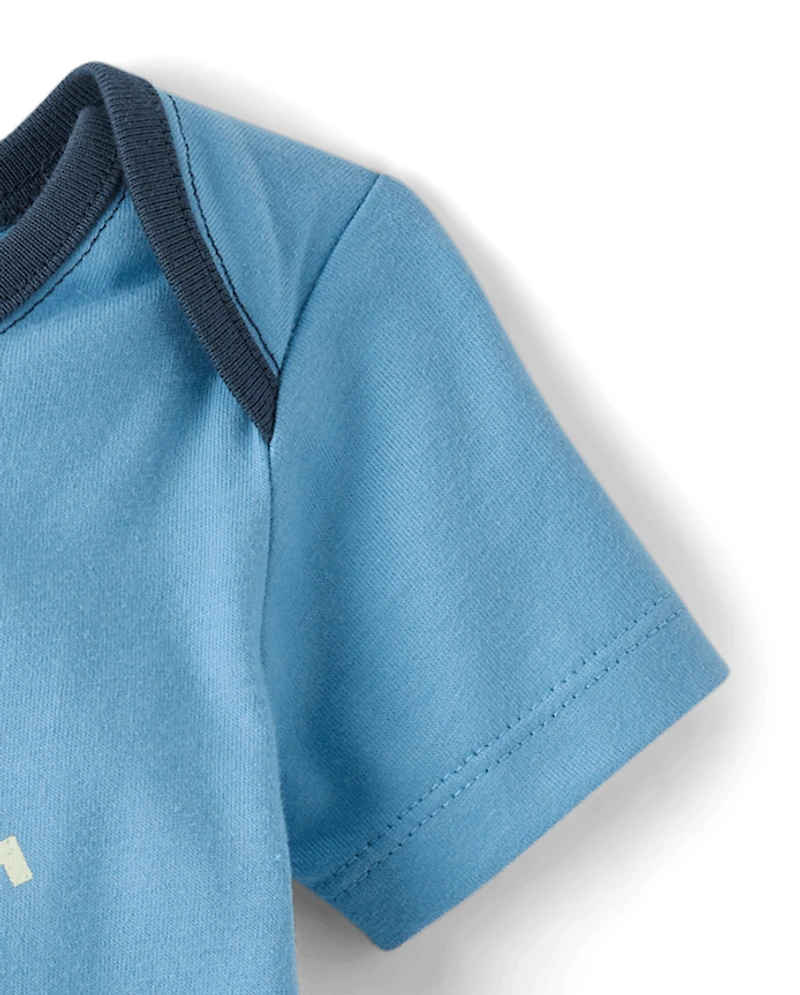 Body imprimé « Meilleur petit frère » pour bébé garçon