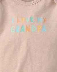 Baby Love Grandpa Graphic Bodysuit