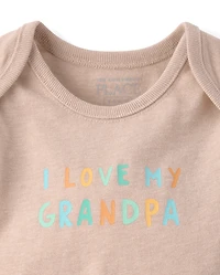 Baby Love Grandpa Graphic Bodysuit