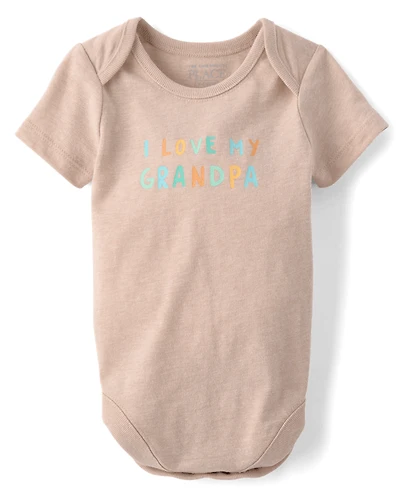 Baby Love Grandpa Graphic Bodysuit