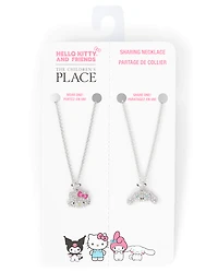 Girls Hello Kitty And Friends™ Pave Necklace 2-Pack