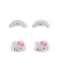 Girls Hello Kitty And Friends™ Pave Earrings 2-Pack