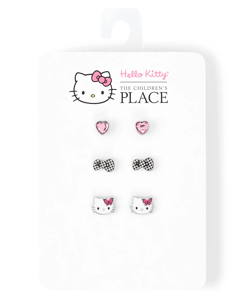 Girls Hello Kitty® Earrings 3-Pack