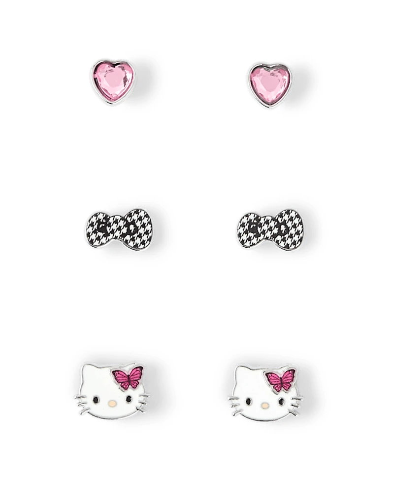 Girls Hello Kitty® Earrings 3-Pack