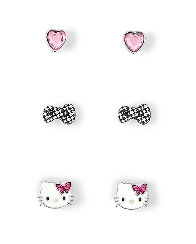 Girls Hello Kitty® Earrings 3-Pack