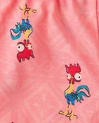 Baby And Toddler Girls Moana™ Snug Fit Cotton Pajamas