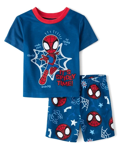 Baby And Toddler Boys Spidey™ Snug Fit Cotton Pajamas