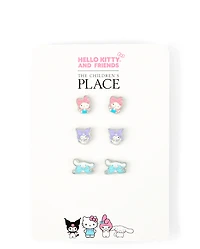 Girls Hello Kitty® And Friends Earrings 3-Pack