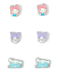 Girls Hello Kitty® And Friends Earrings 3-Pack