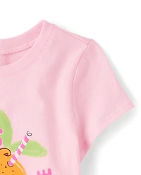 Baby And Toddler Girls Mama's Little Cutie Graphic Tee