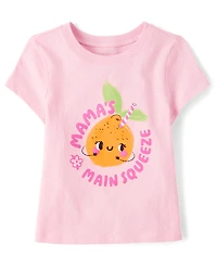 Baby And Toddler Girls Mama's Little Cutie Graphic Tee