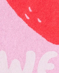 Baby And Toddler Girls Daddy's Sweetie Graphic Tee