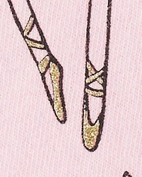 Baby And Toddler Girls Ballet Graphic Tee