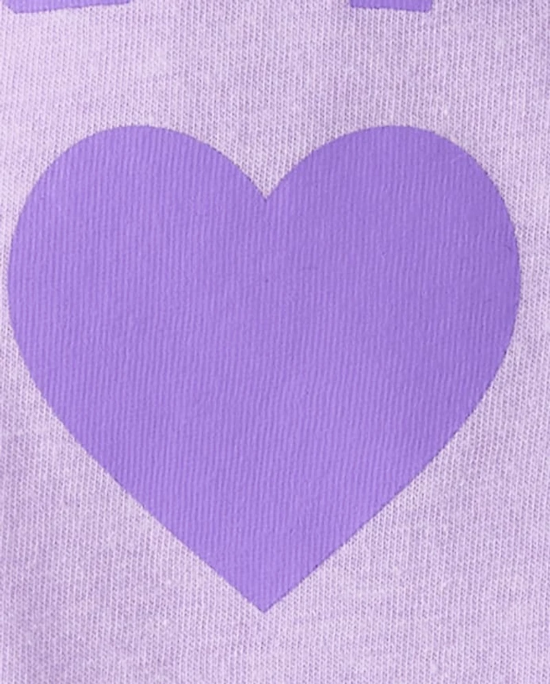 T-shirt graphique pour bébés et petites filles