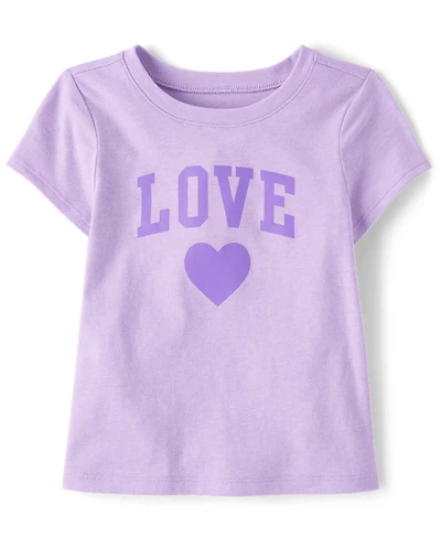 T-shirt graphique pour bébés et petites filles