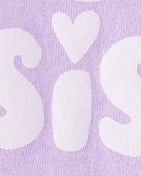 Baby And Toddler Girls Best Sister Ever Graphic Tee