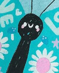 Baby And Toddler Girls Butterfly Graphic Tee