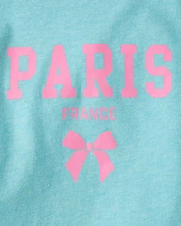 Baby And Toddler Girls Paris Graphic Tee
