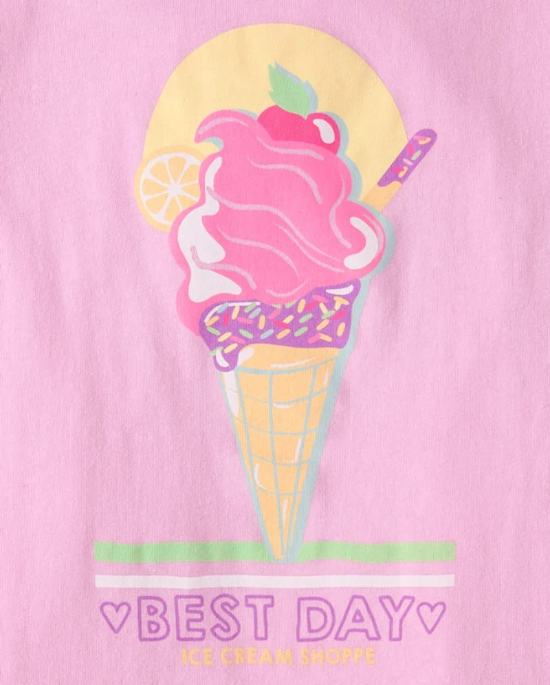 Girls Summer Graphic Tee 5-Pack