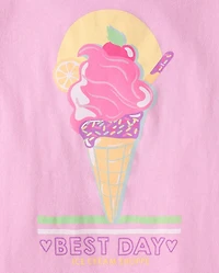 Girls Summer Graphic Tee 5-Pack