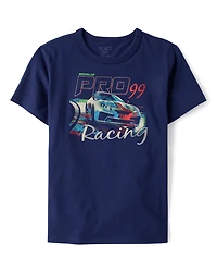 T-shirt graphique Pro Racing pour garçons