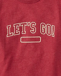 Boys Let's Go Graphic Tee