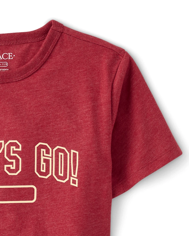 Boys Let's Go Graphic Tee