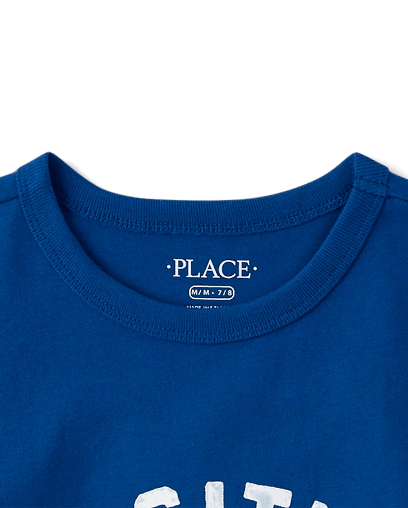 Boys Positive Vibes Graphic Tee