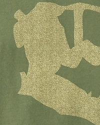 T-shirt à motif tête de mort dinosaure pour garçon