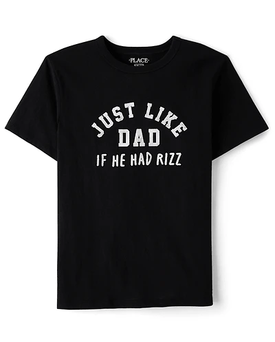 Boys Just Like Dad Graphic Tee
