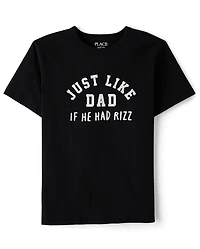 Boys Just Like Dad Graphic Tee