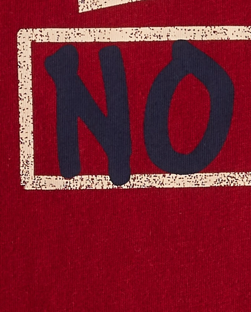 T-shirt graphique à col rond « Garçon maman » sans casquette