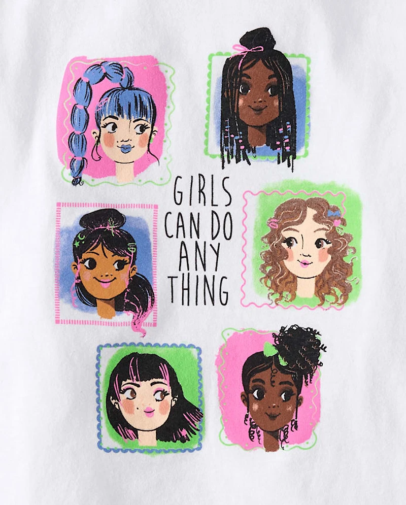 Girls Can Do Anything Graphic Tee