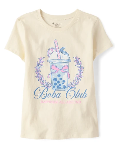 Girls Boba Club Graphic Tee