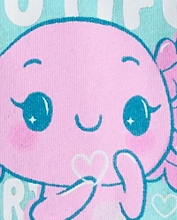 Girls Axolotl Graphic Tee