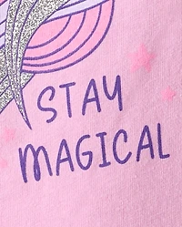 Girls Unicorn Graphic Tee